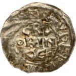Netherlands. Groningen. 1 Denar ND Bishop of Utrecht Bernold (1040-1054). Groningen mint. Silver 0.58g. Ilisch 18.1.3...