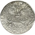 Netherlands Kampen 1 Thaler 1598. Obverse: Crowned imperial eagle Reverse: City...