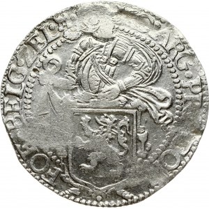 Netherlands ZEELAND 1 Lion Daalder 1623 Obverse: Armored knight looking right above lion shield in inner circle...