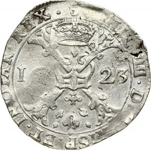 Spanish Netherlands BRABANT 1 Patagon 1623 Antwerp. Philip IV(1621-1665) Obverse...