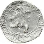 Netherlands ZWOLLE 1/2 Lion Daalder 1644 Obverse: Armored knight looking right above Zwolle arms in inner circle...