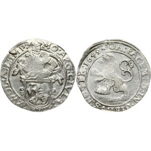 Netherlands ZWOLLE 1 Lion Daalder 1649 Obverse: Armored knight looking right above lion shield. Reverse...