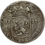 Netherlands Zeeland 1 Silver Ducat 1791 Obverse: Standing armored Knight with crowned Zeeland shield at feet. Reverse...