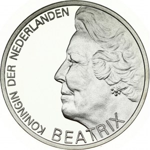 Netherlands 10 Gulden 1995 Death of Hugo de Groot 300th Anniversary. Beatrix (1980-2013).Obverse...