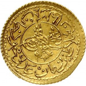 Ottoman Empire 1 Cedid Adli 1240 (1825) Mahmud II (1808-1839). Obverse: Toughra within circle. Reverse: Text...