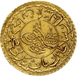 Ottoman Empire 1 Cedid Adli 1241 (1826) Mahmud II (1808-1839). Obverse: Toughra within circle. Reverse: Text...