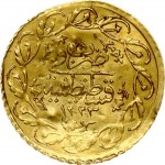 Ottoman Empire 1 Cedid Mahmudiye 1250 (1835) Mahmud II (1808-1839). Obverse: Toughra; flowers within designed wreath...