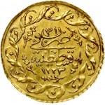 Ottoman Empire 1 Cedid Mahmudiye 1253 (1838) Mahmud II (1808-1839). Obverse: Toughra; flowers within designed wreath...