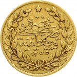 Ottoman Empire 50 Kurus 1255(1854) Abdulmejid I (1839-1861). Obverse...
