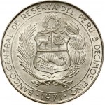 Peru 50 Soles 1971 LIMA 150th Anniversary of Independence. Obverse: National arms within circle. Reverse...