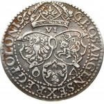 Poland 6 Groszy 1596 Malbork. Sigismund III Vasa (1587-1632). Obverse: Crowned bust right. Reverse: Value under crown...