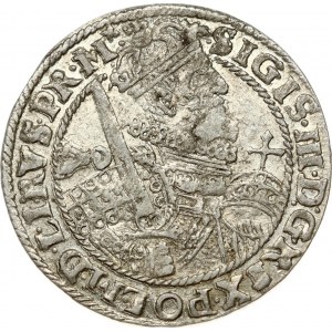 Poland 1 Ort 1622 PR M Bydgoszcz. Sigismund III Vasa (1587-1632). Obverse: Crowned half-length figure right. Reverse...