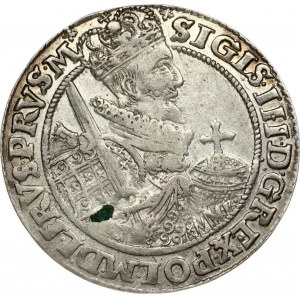 Poland 1 Ort 1622 PRVS M Bydgoszcz. Sigismund III Vasa (1587-1632). Obverse: Crowned half-length figure right. Reverse...