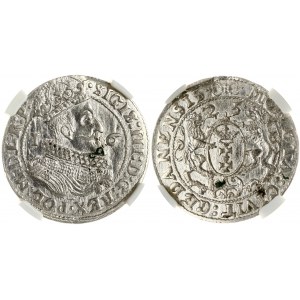 Poland Gdansk 1 Ort 1625 Sigismund III Vasa (1587-1632). Obverse: Crowned and armored bust right; wearing ornate collar...