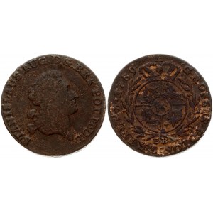 Poland 3 Grosze 1789 EB Stanislaus Augustus(1764-1795). Obverse: Bust facing right. Reverse: Crowned coat of arms...