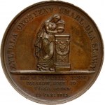Poland Medal 1813 Death of Jozef Poniatowski Paris. Obverse: Bust to the right; signature CAUNOIS F • at the bottom...