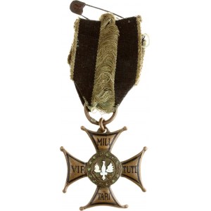 Poland Knight's Cross 5th Class (20th century) of the Military Order of Virtuti Militari. In silvered bronze. VIR...