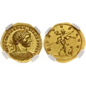Roman Empire 1 Aureus (270-275). Aurelianus (AD 270-275). AV aureus (20mm; Gold. 4.18 gm; 1h). Rome or Milan; AD 274...