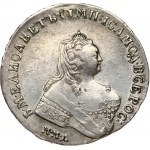Russia 1 Rouble 1755 ММД-МБ Moscow. Elizabeth (1741-1762). Obverse: Crowned bust right. Reverse...