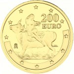 Spain 200 Euro 2003 Birth of the Euro. Juan Carlos I(1975-2014). Obverse: Spanish King and Queen left. Reverse...