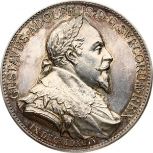 Sweden Medal 1894 300th birthday of Gustav II Adolf; medal signed A...