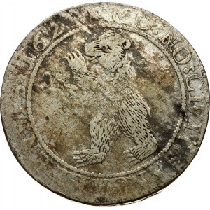 Switzerland St Gallen 1 Thaler 162? Obverse: Bear facing left. Year in legend. Lettering: MO: NO: CIVITA: SANGALLENSIS ...