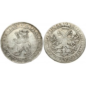 Switzerland St Gallen 1 Thaler 1623 Obverse: Bear facing left. Year in legend. Lettering: MO: NO: CIVITA: SANGALLENSIS ...