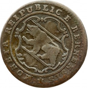 Switzerland BERN 1/2 Batzen 1796 Obverse: Arms of Bern within circle. Obverse Legend: BERNENSIS MONETA REIPUBLICÆ...