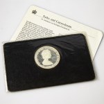 Turks & Caicos Islands 25 Crowns 1978 White Lion of Mortimer. Elizabeth II(1952-). Obverse: Young bust right. Reverse...