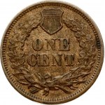USA 1 Cent 1866 'Indian Head Cent'. Obverse: Liberty with Indian headdress bearing the word Liberty with the date below...