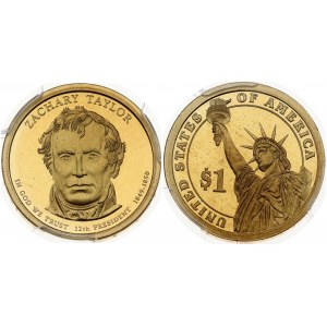 USA 1 Dollar 2009-S Zachary Taylor. San Francisco. Obverse: Zachary Taylor...