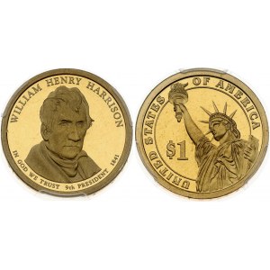 USA 1 Dollar 2009-S William Henry Harrison. San Francisco. Obverse...