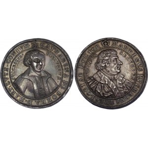 German States Saxe-Gotha-Altenburg Martin Luther - Reformation 200th Anniversary Silver Medal 1717 (ND)