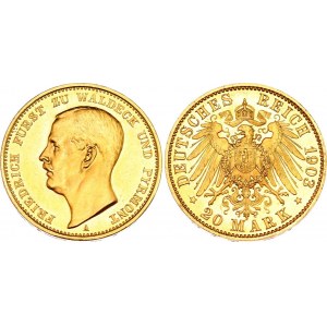 Germany - Empire Waldeck-Pyrmont 20 Mark 1903 A PROOF