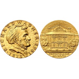 Germany - FRG Medal Richard Wagner 1963 Rare