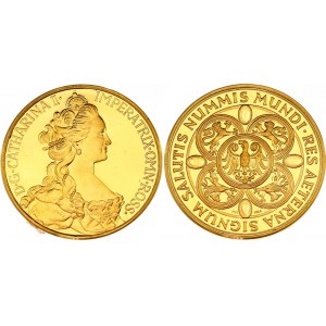 Germany - FRG Nummis Mundi Catherine II Gold Advertising Token 20-th Century