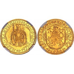 Czechoslovakia 1 Dukat 1926 NGC MS 64