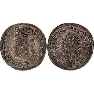 Hungary 15 Krajczar 1681 KB