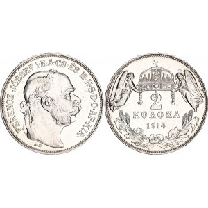 Hungary 2 Korona 1914 KB