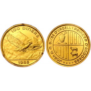 Andorra 100 Diners 1988
