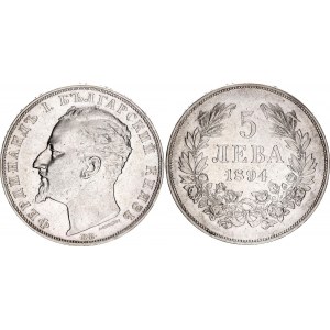 Bulgaria 5 Leva 1894 KB