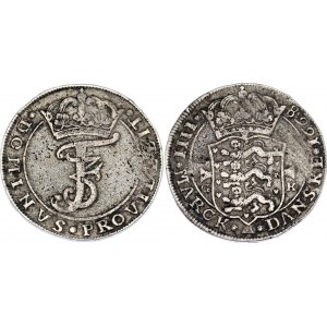 Denmark 4 Mark Danske 1668