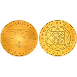 Finland Gold Mint Token 2003 For Diamond Proof Serie