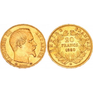 France 20 Francs 1860 BB