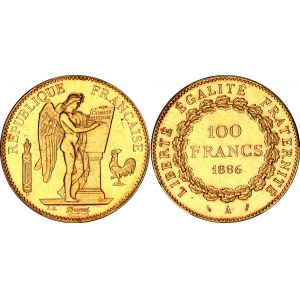 France 100 Francs 1886 A PCGS MS 62