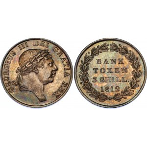 Great Britain 3 Shillings 1812 Bank of England Token