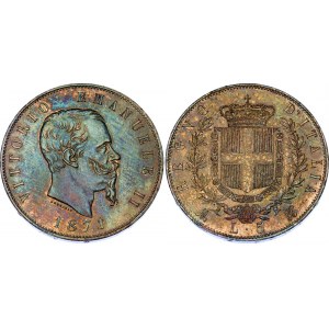Italy 5 Lire 1871 MBN