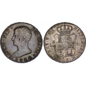 Spain 20 Reales 1810 AI