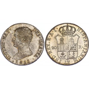 Spain 20 Reales 1811 AI