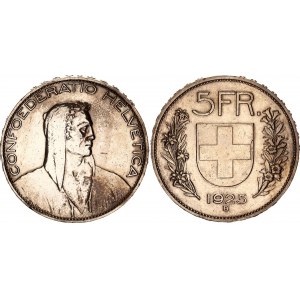 Switzerland 5 Francs 1925 B